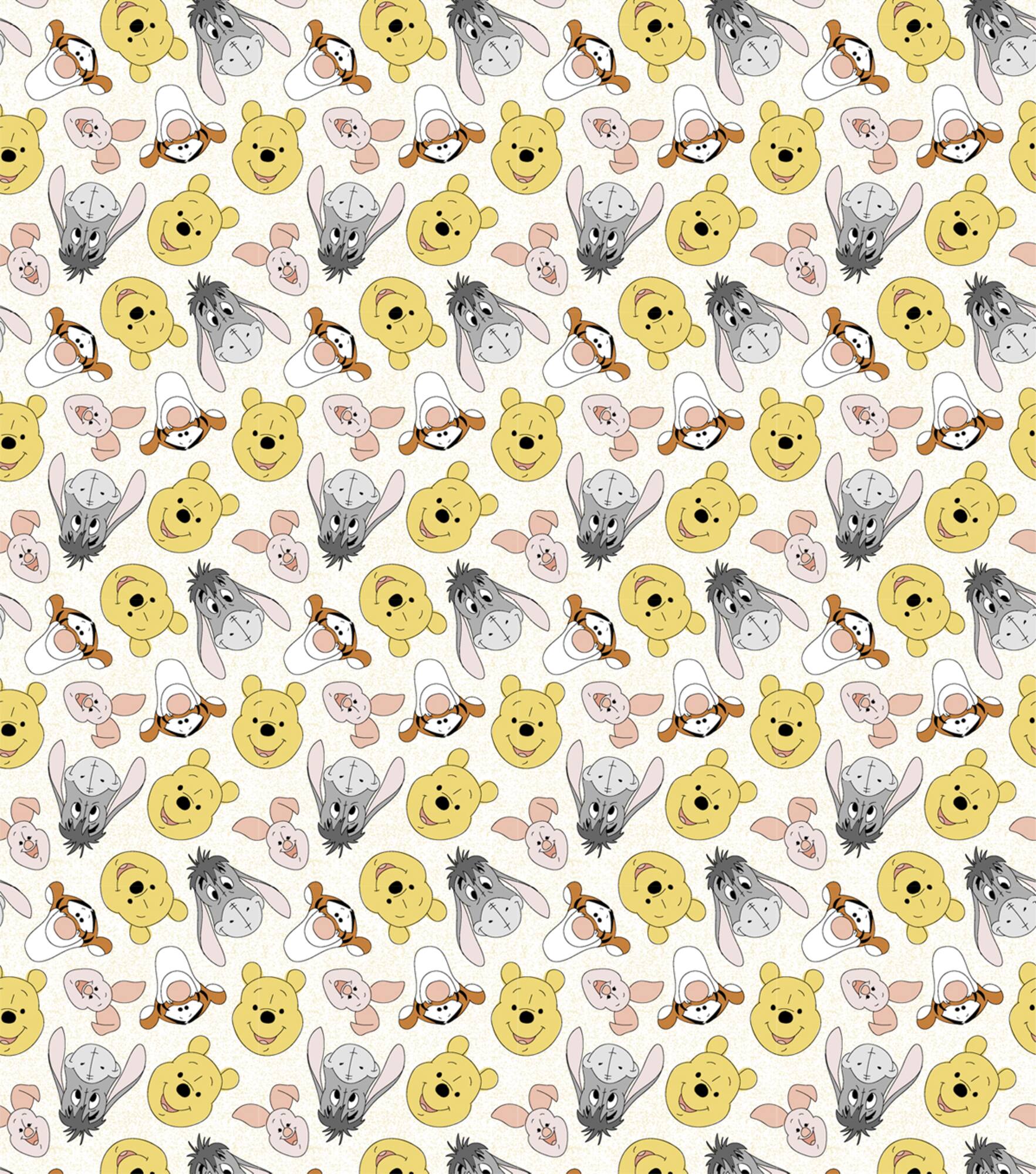 Disney Pooh & Friends Tossed Cotton Fabric